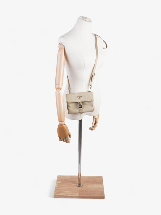 Prada Tessuto Crossbody Sand Re Nylon
