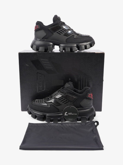 Prada Cloudbust Thunder Sneakers Black / Red Mesh EU 37.5 UK 4.5