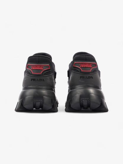 Prada Cloudbust Thunder Sneakers Black / Red Mesh EU 37.5 UK 4.5