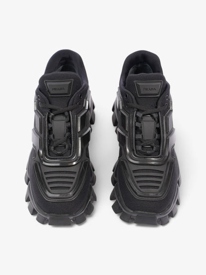 Prada Cloudbust Thunder Sneakers Black / Red Mesh EU 37.5 UK 4.5