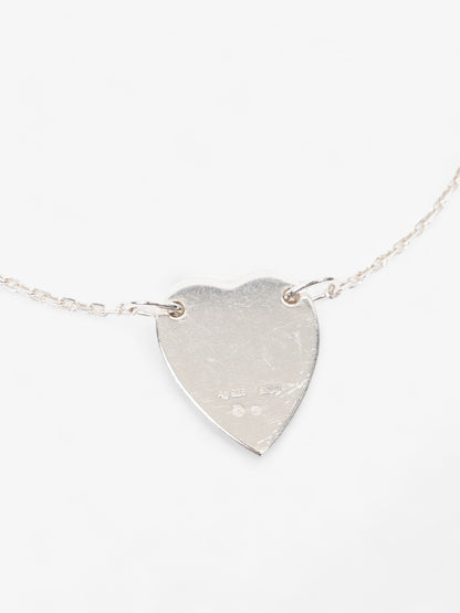 Gucci Heart Tag Bracelet Silver Silver Sterling 17