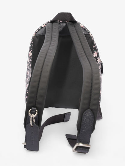 Coach Charlie Pink / Black Coated Canvas Small