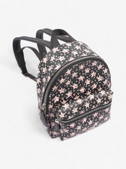 Coach Charlie Pink / Black Coated Canvas Small