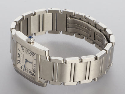 Cartier Medium Stainless Steel Tank Française Watch