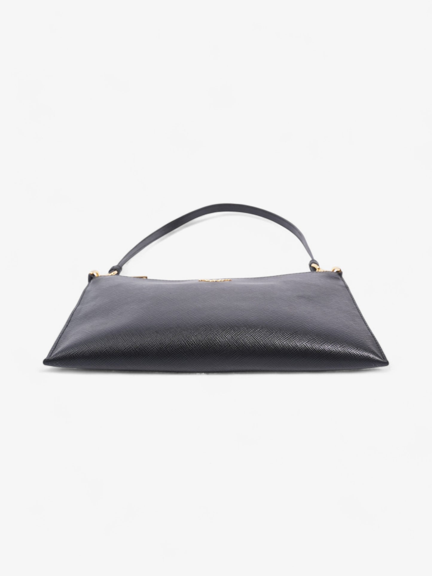 Prada Lux Pochette Black Saffiano Leather