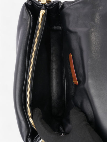 Coach Pillow Tabby Black Nappa Leather 26