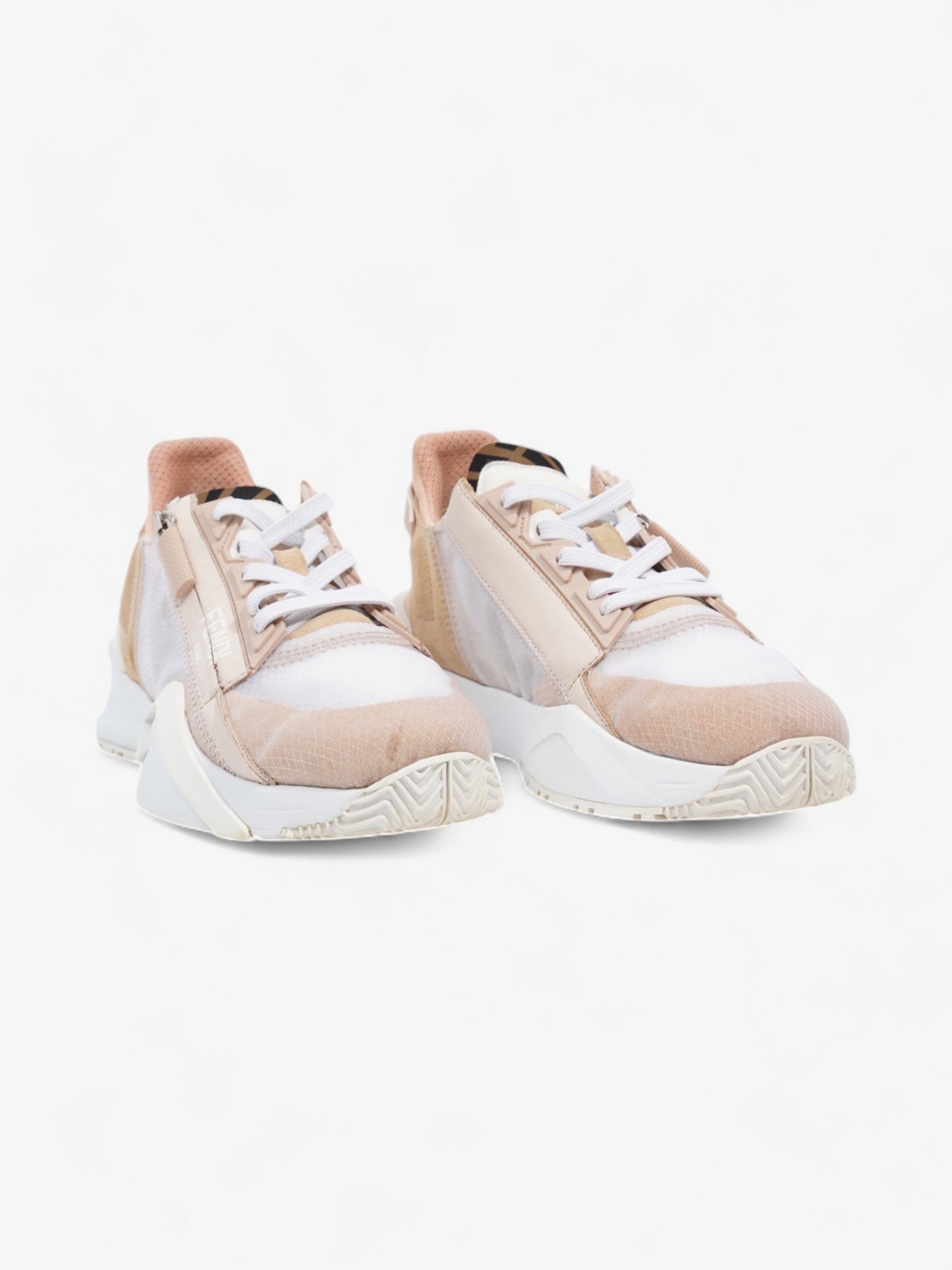 Fendi Flow Sneakers Nude / Beige  Mesh EU 37 UK 4
