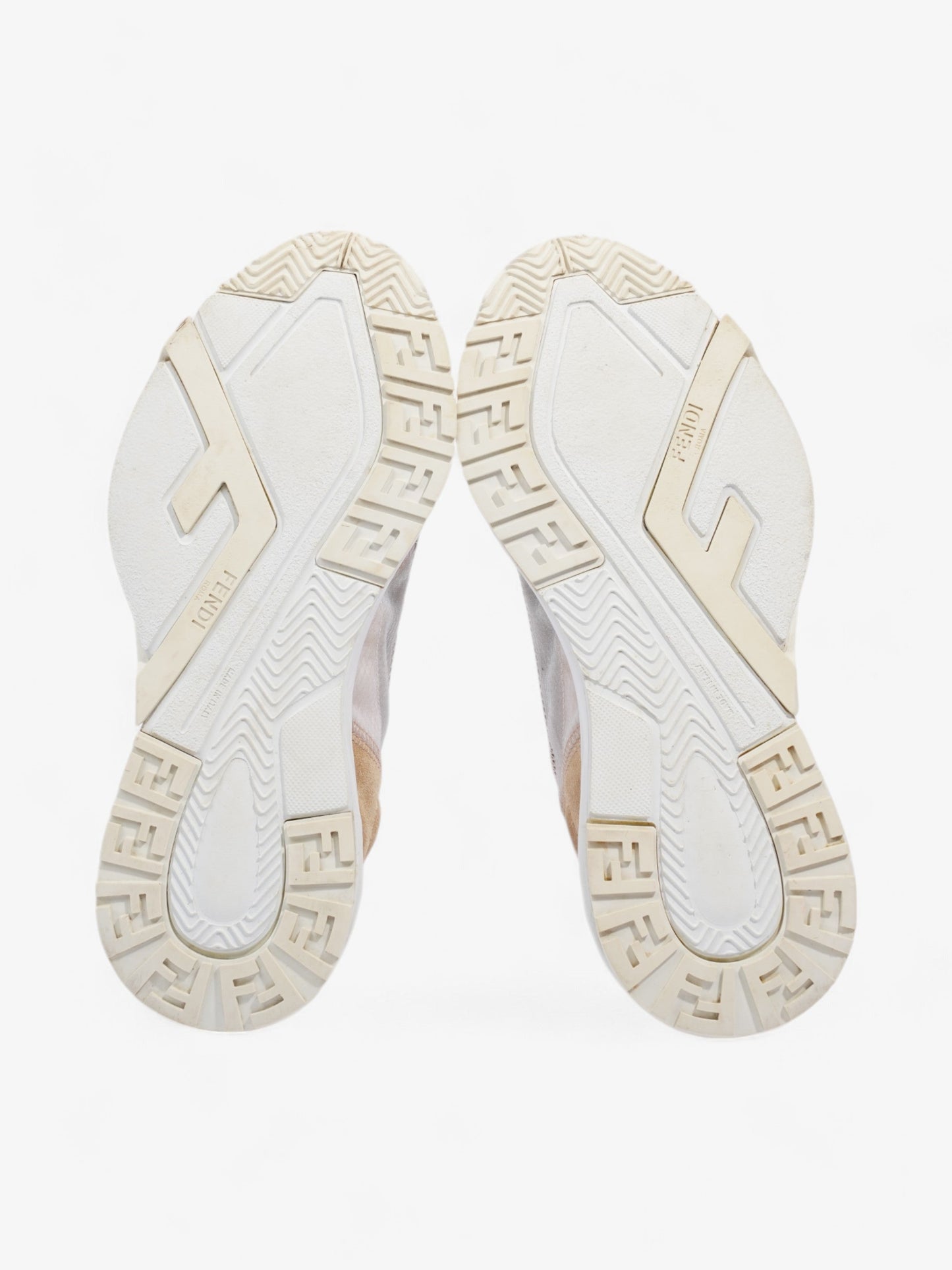 Fendi Flow Sneakers Nude / Beige  Mesh EU 37 UK 4