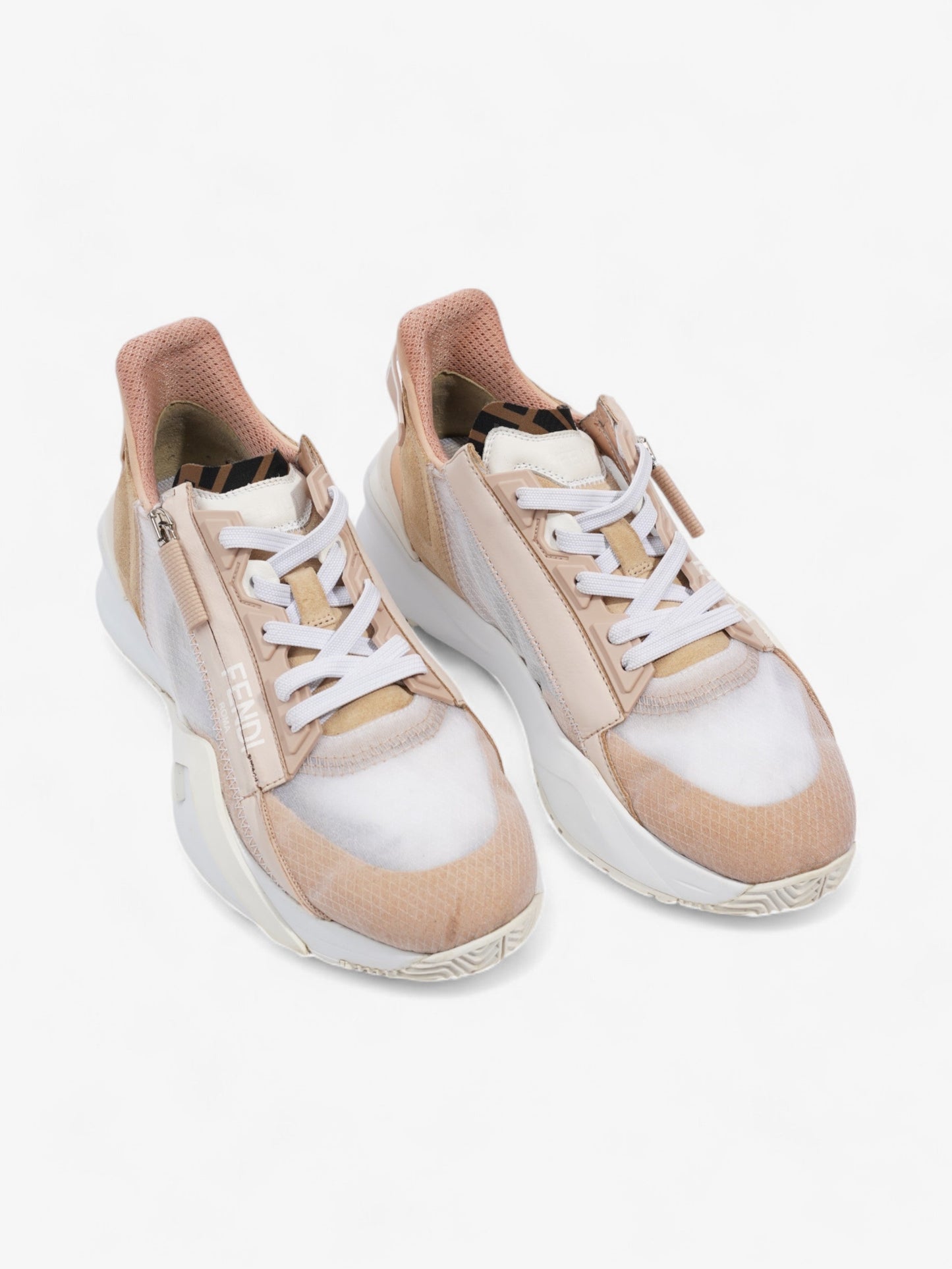 Fendi Flow Sneakers Nude / Beige  Mesh EU 37 UK 4