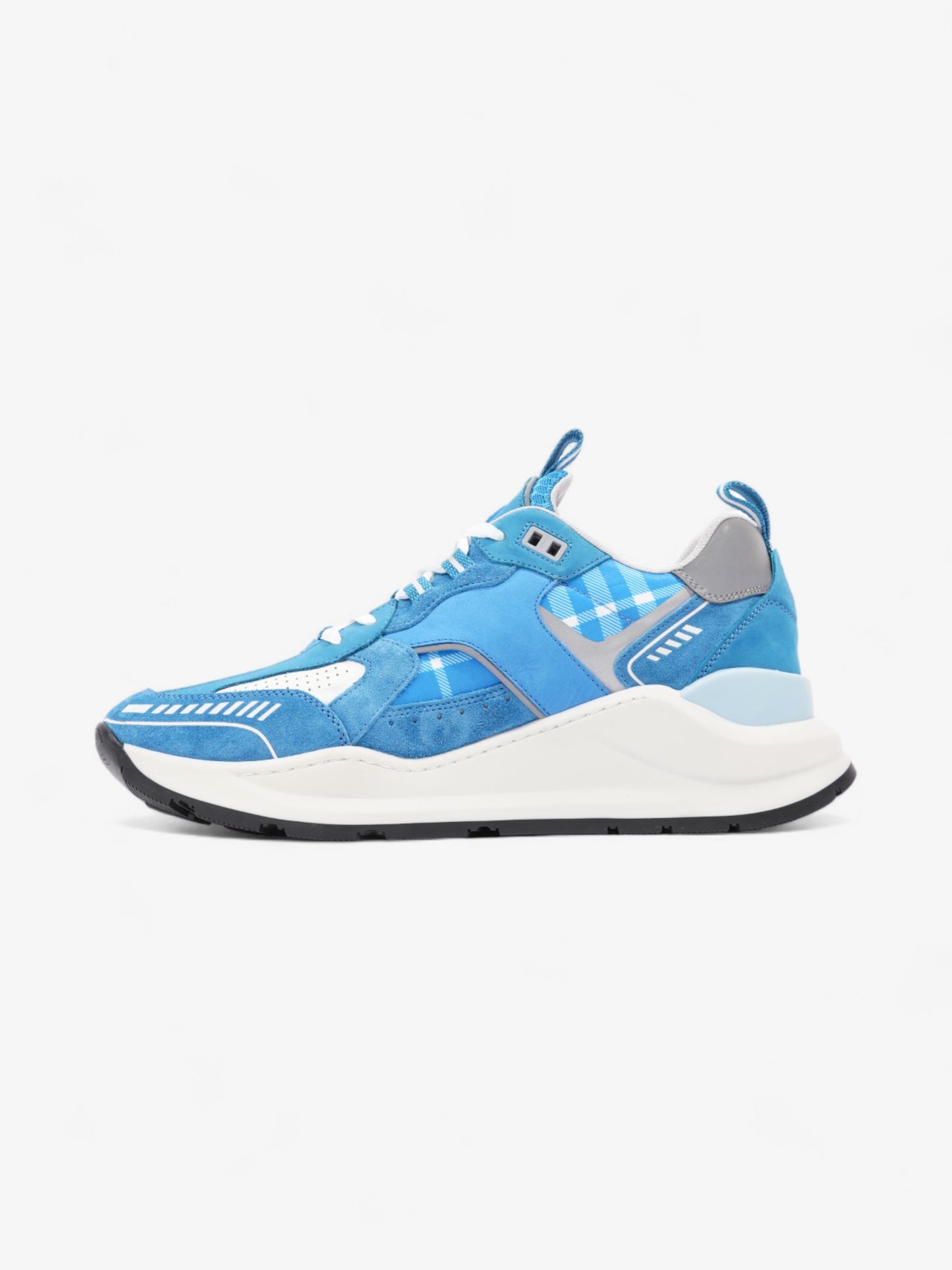 Burberry Sean Sneakers Blue  / White Suede EU 44 UK 10