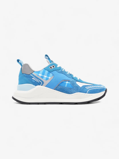 Burberry Sean Sneakers Blue  / White Suede EU 44 UK 10