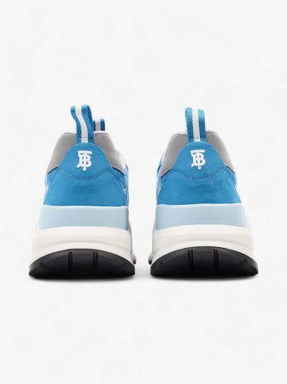 Burberry Sean Sneakers Blue  / White Suede EU 44 UK 10