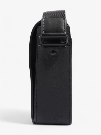Burberry Alfred Black Grained Leather Medium