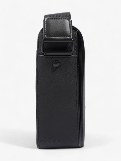 Burberry Alfred Black Grained Leather Medium