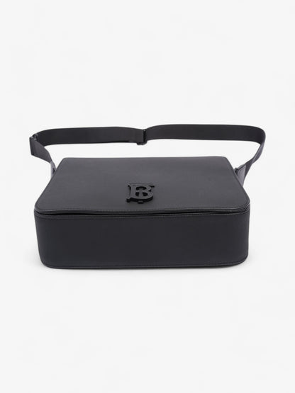 Burberry Alfred Black Grained Leather Medium