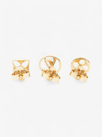 Louis Vuitton Crazy In Lock Earrings Set Gold Base Metal