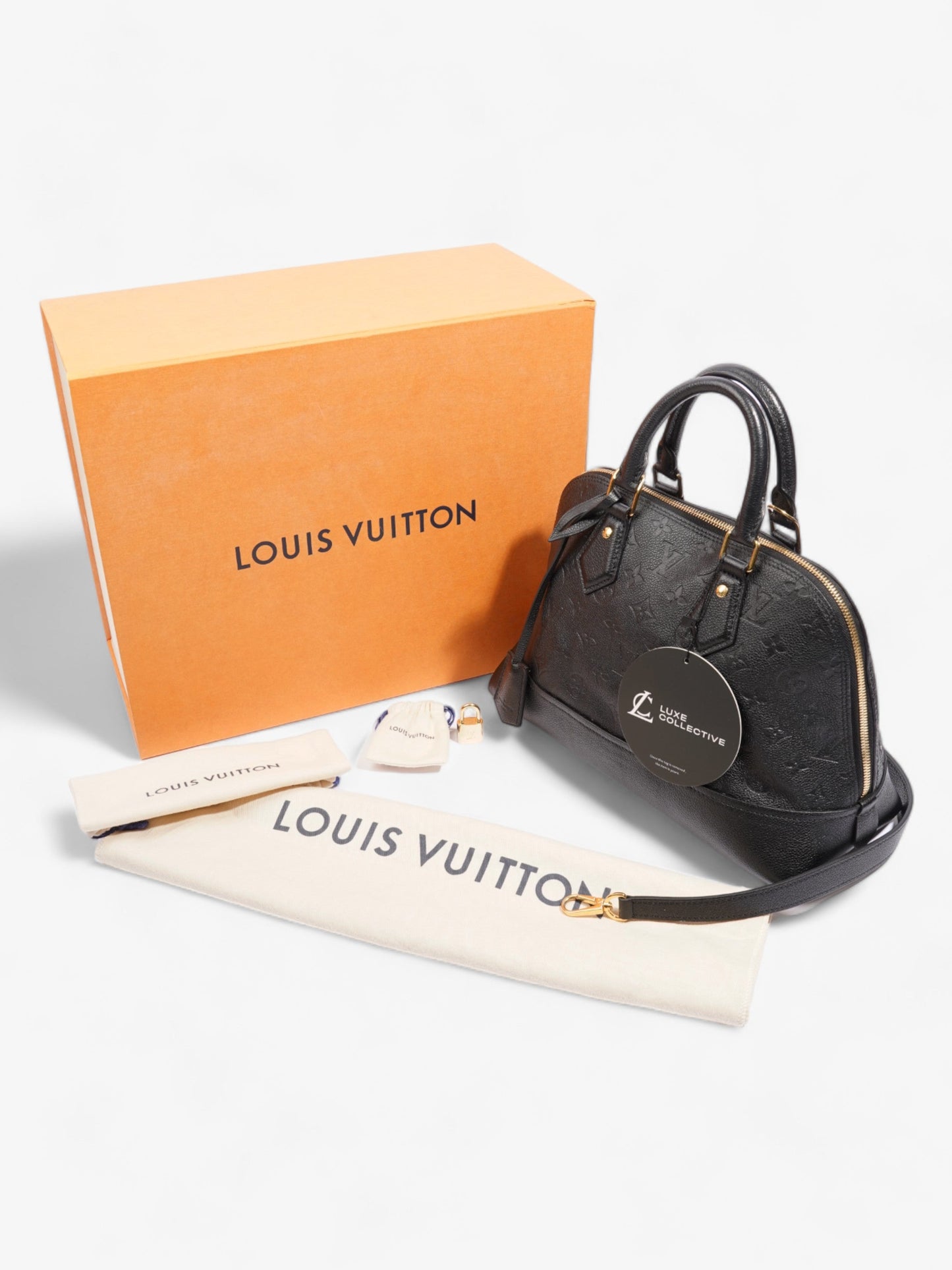 Louis Vuitton Neo Alma PM Black Empreinte Leather