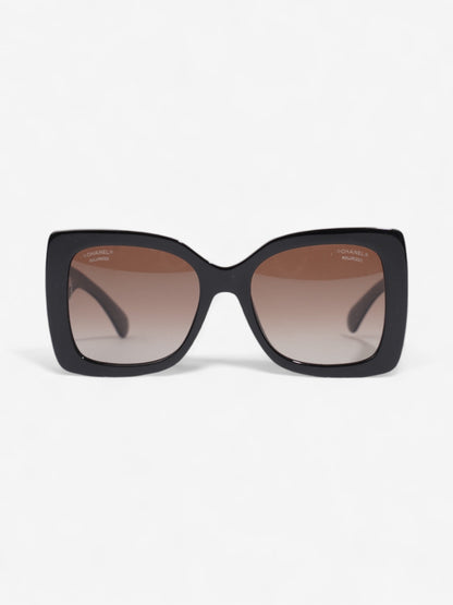 Chanel Oversized Pillow Sunglasses Black Acetate 140mm