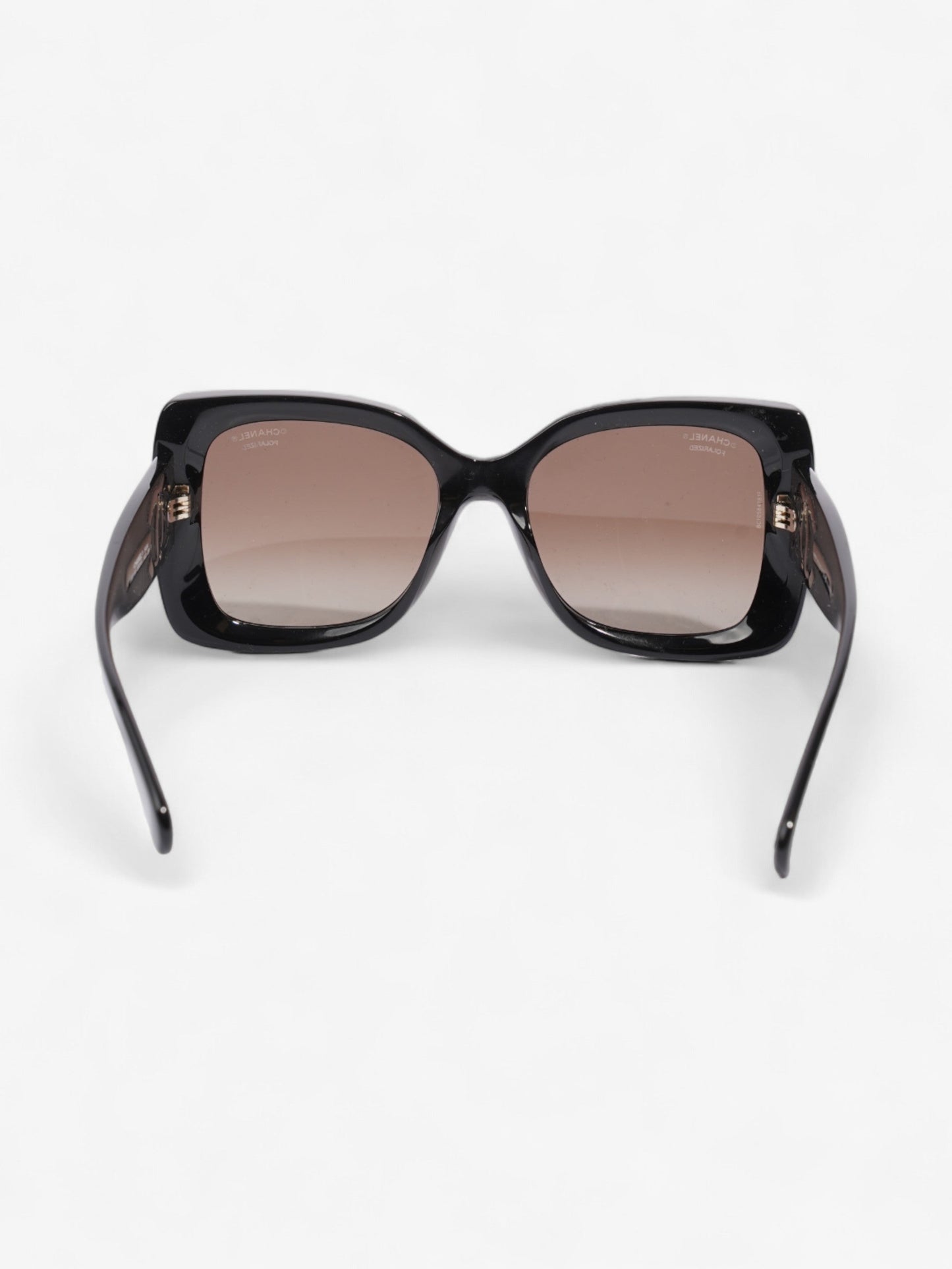 Chanel Oversized Pillow Sunglasses Black Acetate 140mm