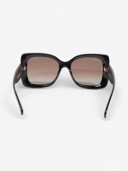 Chanel Oversized Pillow Sunglasses Black Acetate 140mm