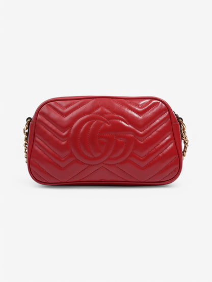 Gucci GG Marmont Red Calfskin Leather Small