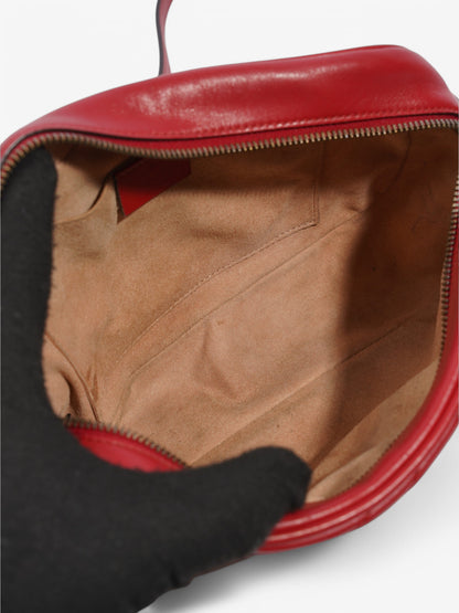 Gucci GG Marmont Red Calfskin Leather Small