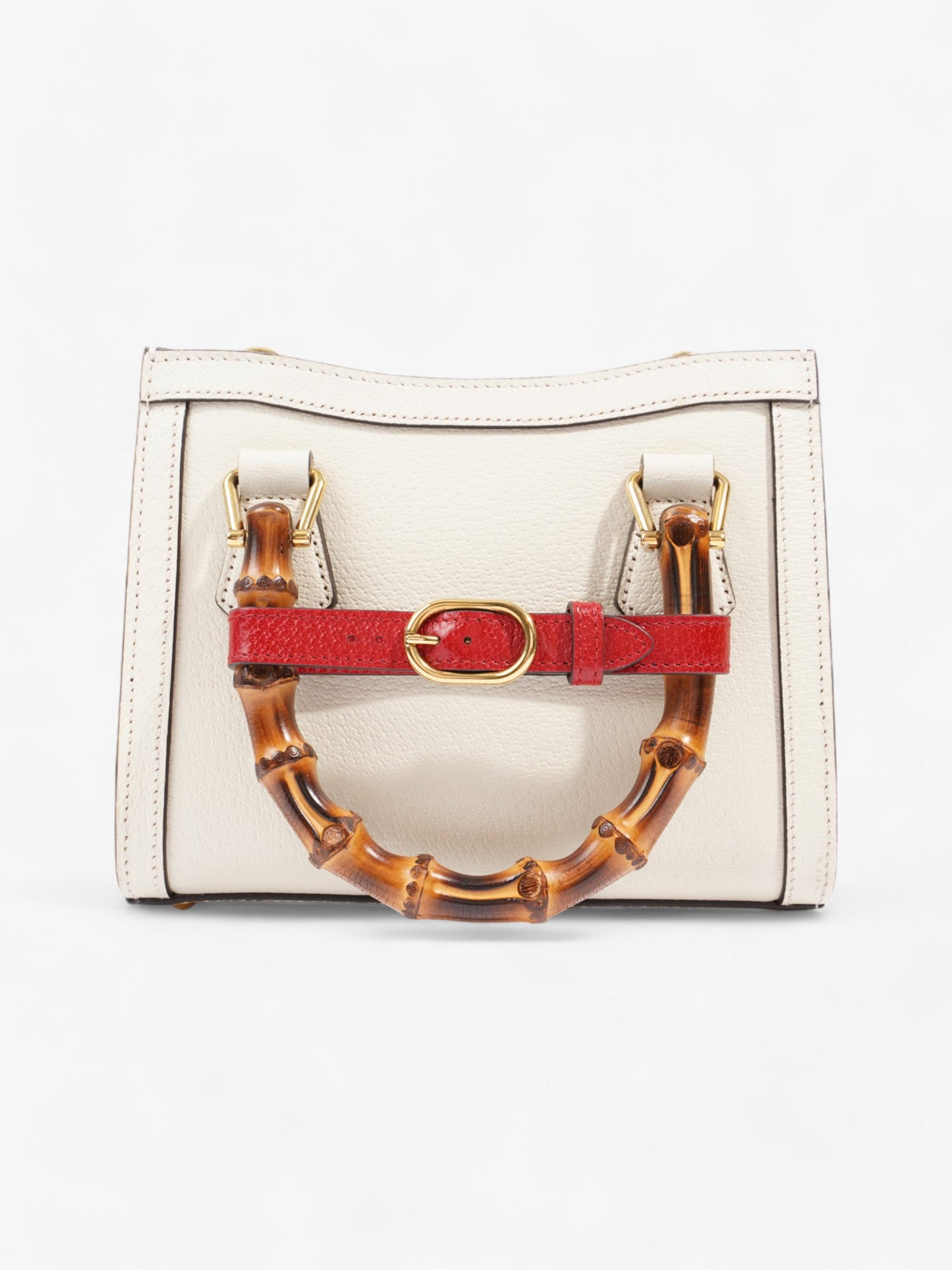 Gucci Diana Mini Tote Cream Leather