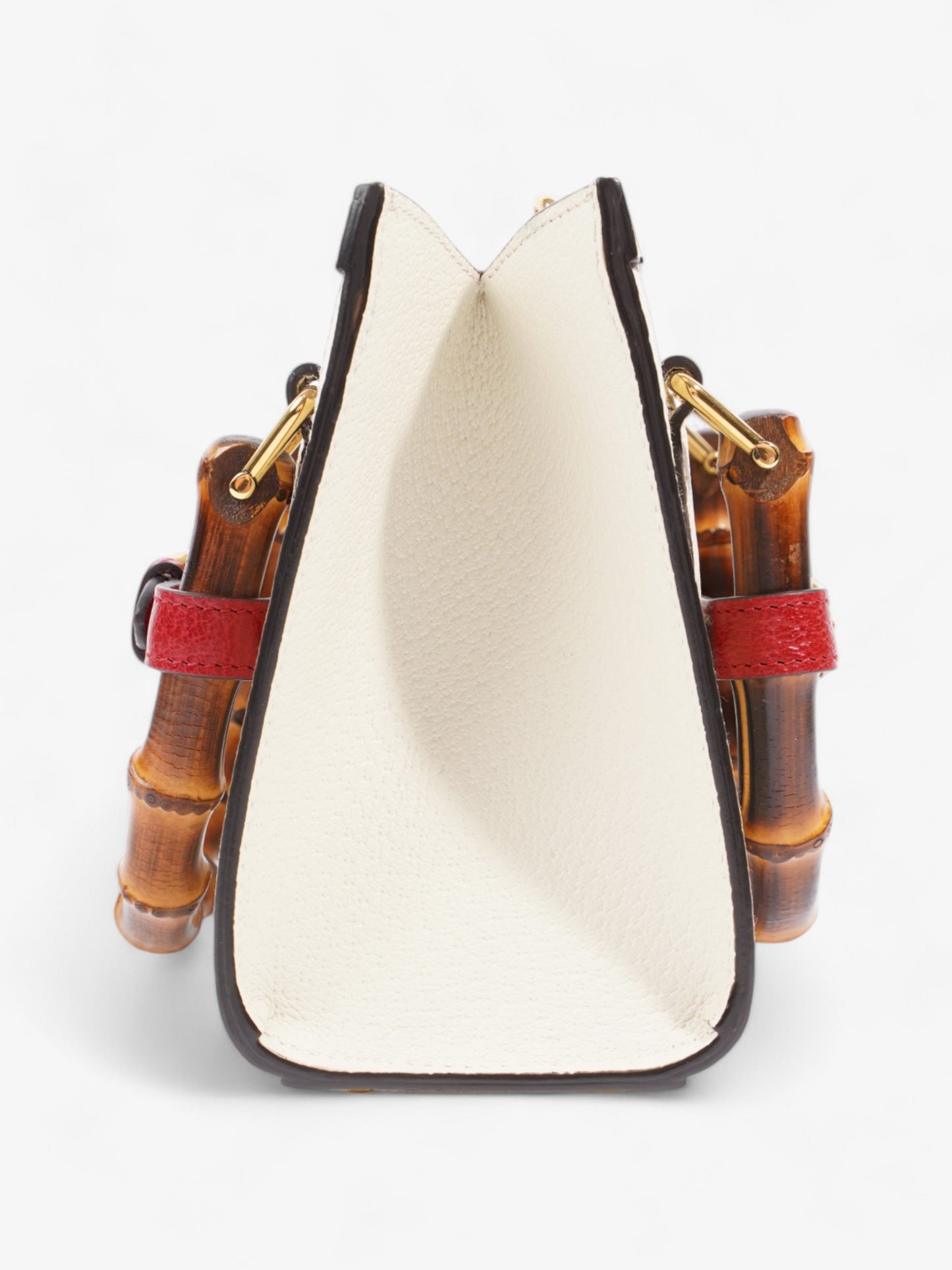 Gucci Diana Mini Tote Cream Leather