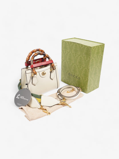 Gucci Diana Mini Tote Cream Leather