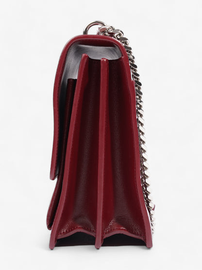 Saint Laurent Sunset Deep Red Calfskin Leather