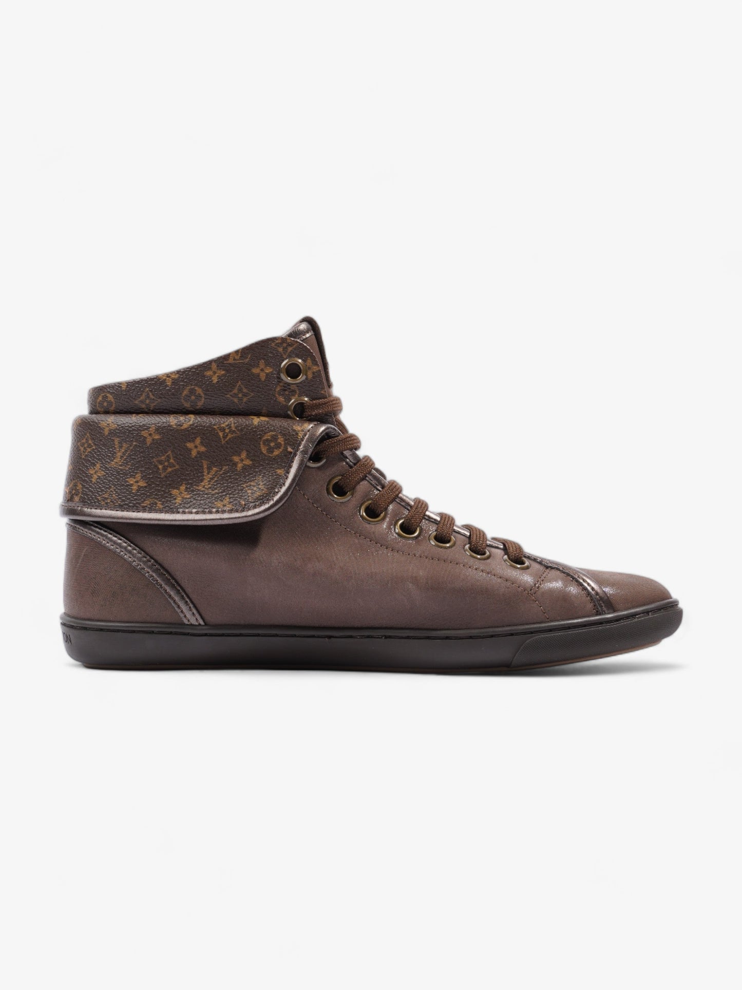 Louis Vuitton Brea Fold Over High-tops  Brown / Brown Monogram Canvas EU 37.5 UK 4.5