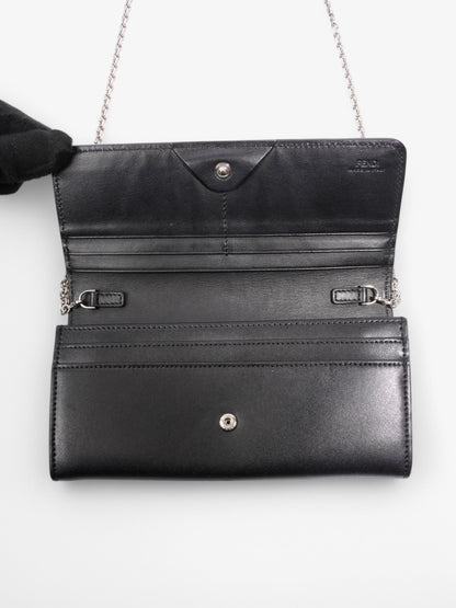 Fendi Wallet On Chain Black / Multicolour Leather