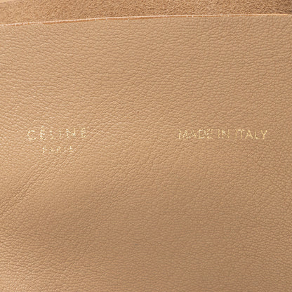 Celine Lambskin Bicolor Cabas Vertical Tote (SHF-15170)