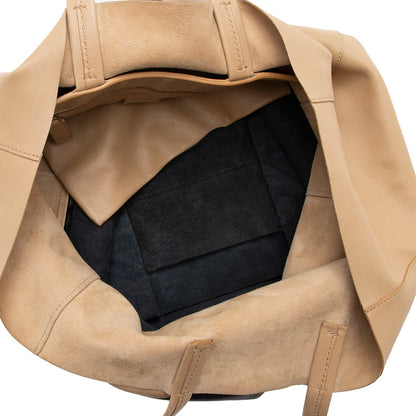 Celine Lambskin Bicolor Cabas Vertical Tote (SHF-15865)