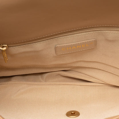 Chanel A Real Catch Lambskin Satchel (SHG-mZDJD0)