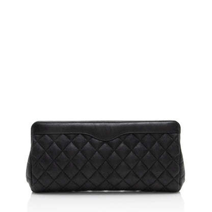 Chanel Aged Calfskin CC Frame Clutch