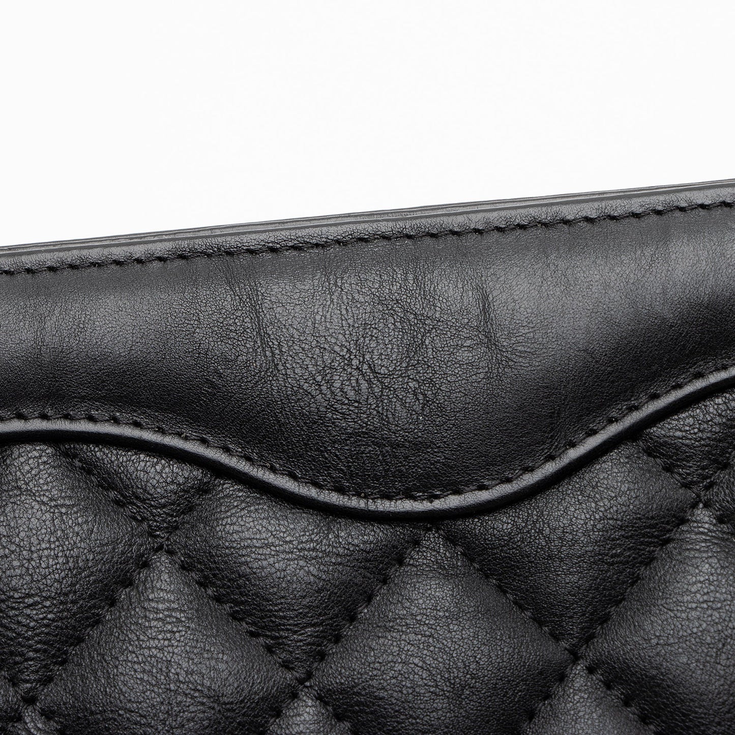 Chanel Aged Calfskin CC Frame Clutch