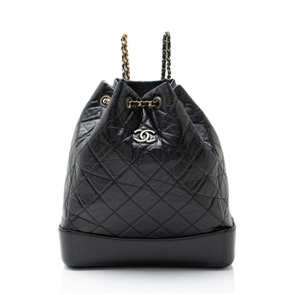 Chanel Aged Calfskin Gabrielle Backpack