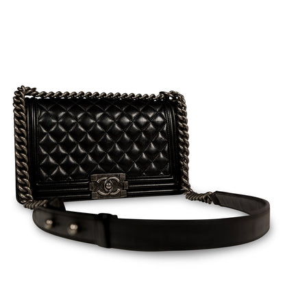 Chanel Boy Bag - Old Medium - Lambskin