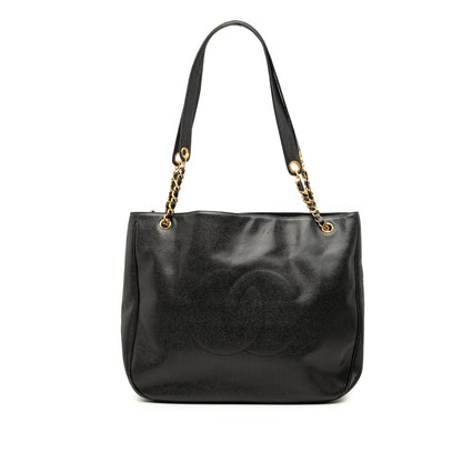 Chanel CC Caviar Chain Tote