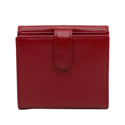 Chanel CC Caviar Compact Wallet (SHG-BLeqED)