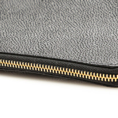 Chanel CC Caviar Cosmetic Pouch