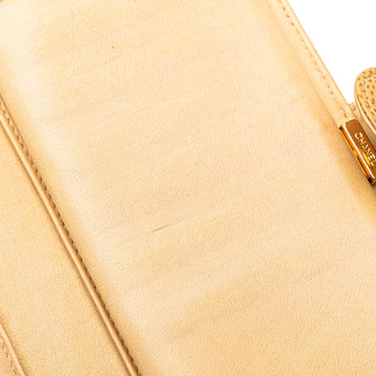 Chanel CC Caviar Leather Long Wallet (SHG-mY85SQ)