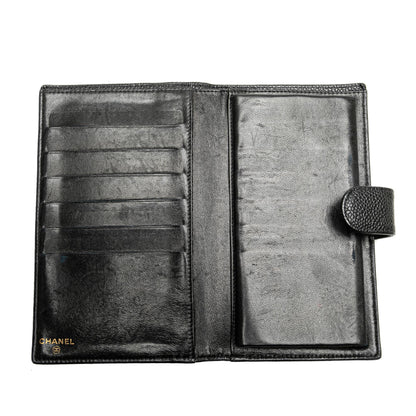 Chanel CC Caviar Long Wallet (SHG-RqE1zx)