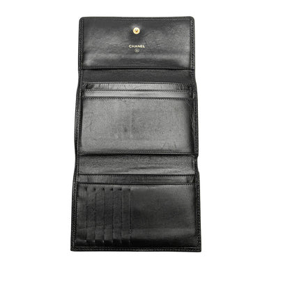 Chanel CC Caviar Trifold Wallet