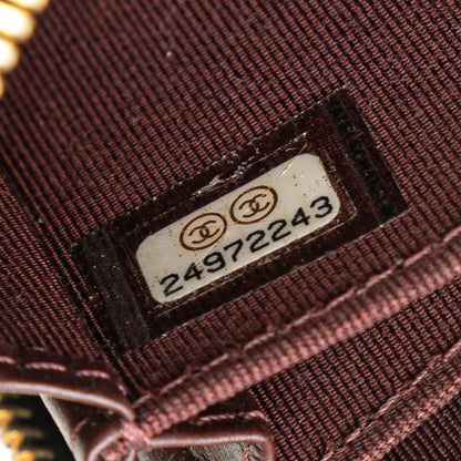 Chanel CC Caviar Zip Around Wallet