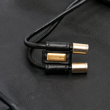 Chanel CC Chevron Calfskin Round Flap Satchel