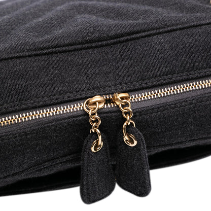 Chanel CC Chevron Jersey Camera Bag