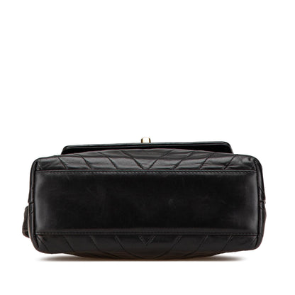 Chanel CC Chevron Lambskin Flap
