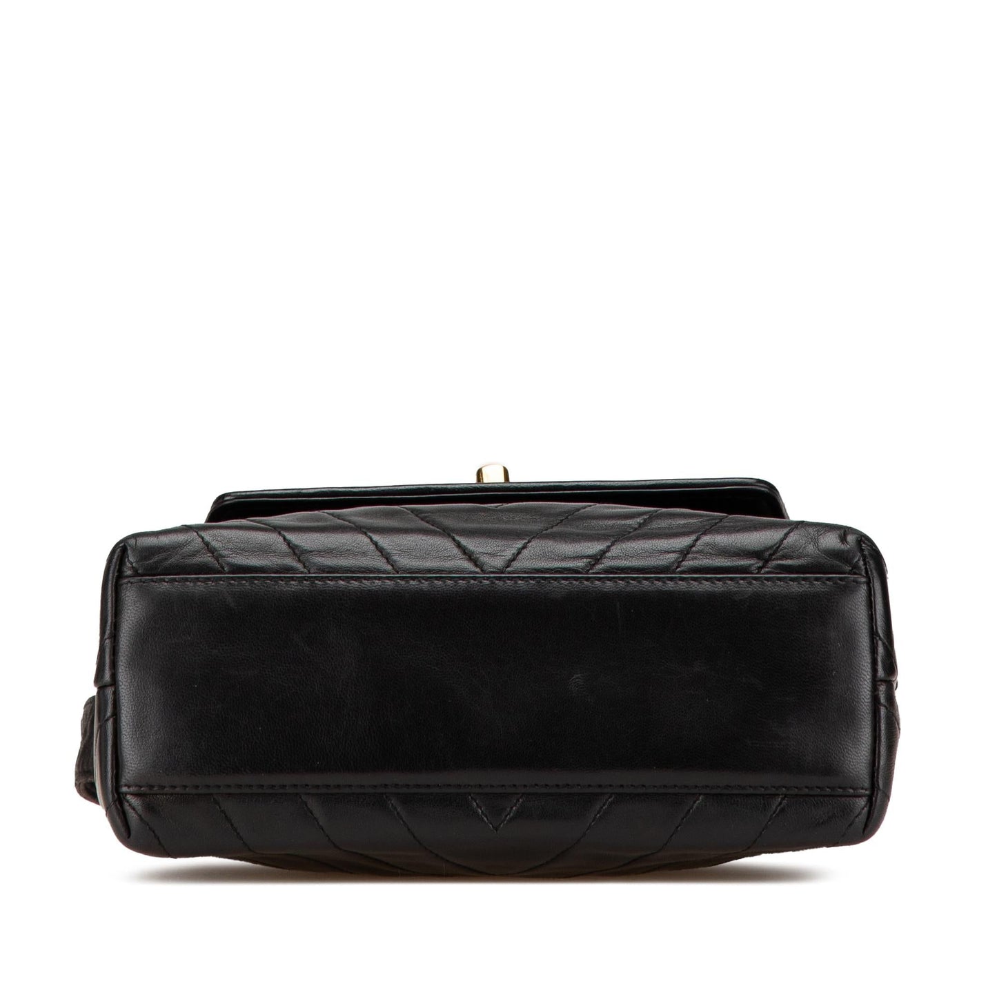 Chanel CC Chevron Lambskin Flap
